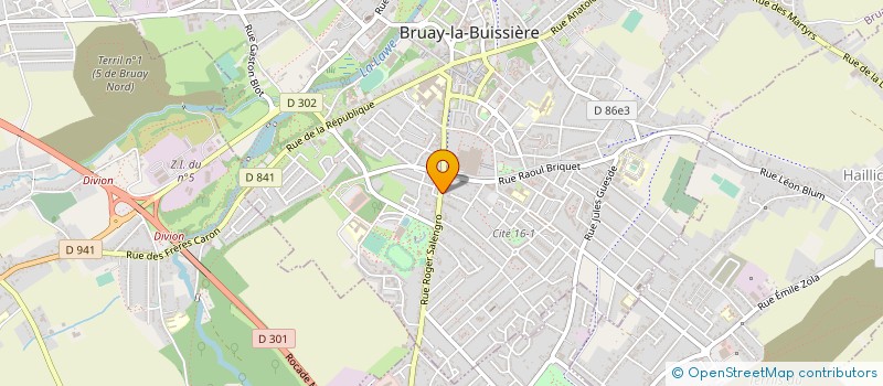 localisation de l'entreprise MONSIEUR JEAN LAURENT à BRUAY-LA-BUISSIERE