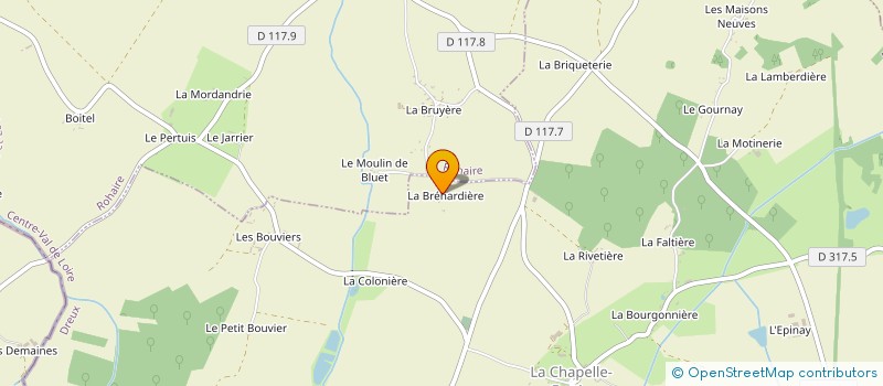 localisation de l'entreprise MONSIEUR JEAN LAURENT à LA CHAPELLE-FORTIN