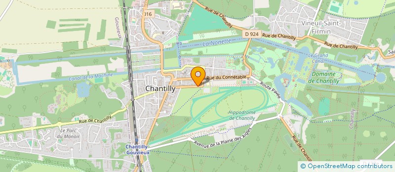localisation de l'entreprise MONSIEUR JEAN LAURENT à CHANTILLY