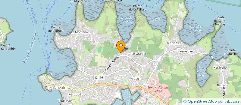 localisation de l'entreprise MONSIEUR JEAN LAURENT  ARZON