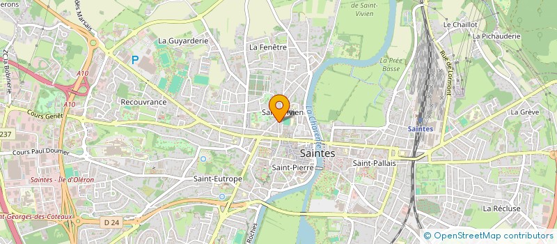 localisation de l'entreprise MONSIEUR JEAN-LAURENT ARDES  SAINTES