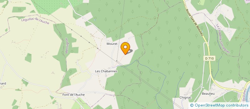 localisation de l'entreprise MONSIEUR JEAN-LAURENT BELMONT  MENSIGNAC