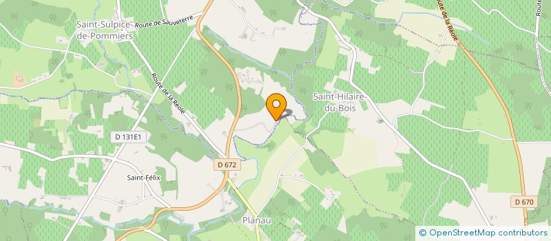 localisation de l'entreprise MONSIEUR JEAN-LAURENT BONNAMY  SAINT-FELIX-DE-FONCAUDE