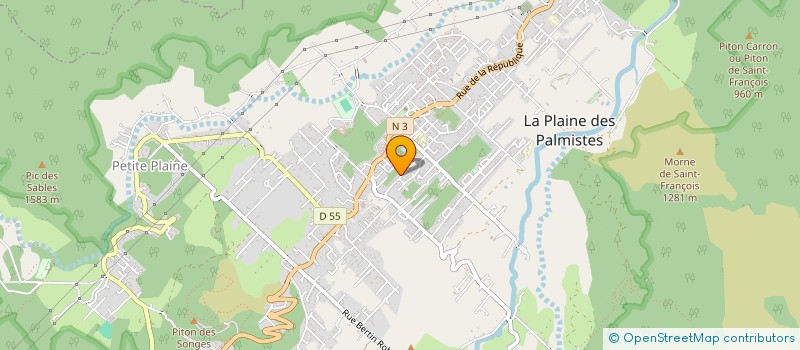 localisation de l'entreprise MONSIEUR JEAN LAURENT BROUC  LA PLAINE-DES-PALMISTES