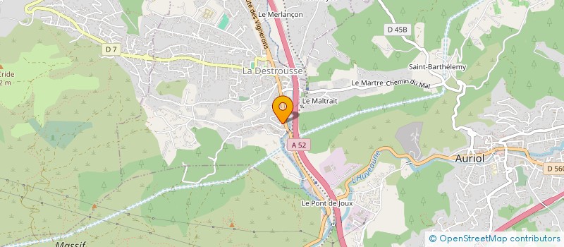 localisation de l'entreprise MONSIEUR JEAN LAURENT CEZANNE  LA DESTROUSSE