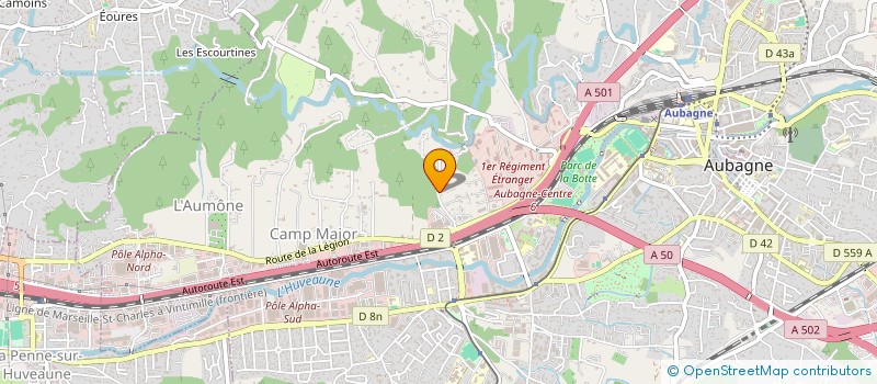 localisation de l'entreprise MONSIEUR JEAN-LAURENT GULLI  AUBAGNE