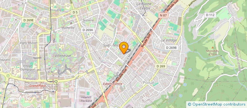 localisation de l'entreprise MONSIEUR JEAN LAURENT LAZZAROTTO  SAINT-MARTIN-D'HERES