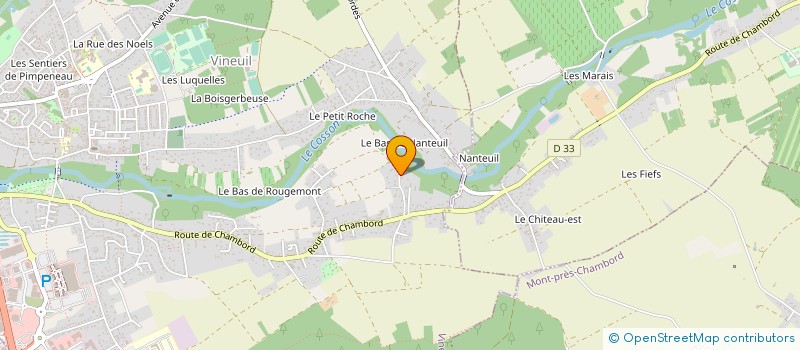 localisation de l'entreprise MONSIEUR JEAN-LAURENT RIGNY  VINEUIL