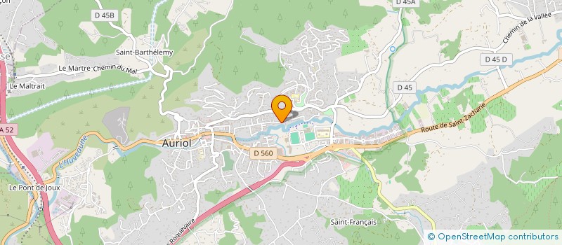 localisation de l'entreprise MONSIEUR JEAN-LAURENT SILVY  AURIOL