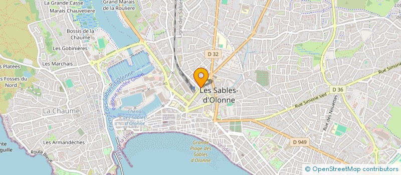 localisation de l'entreprise MONSIEUR JEAN-LAURENT ZITA à LES SABLES-D'OLONNE