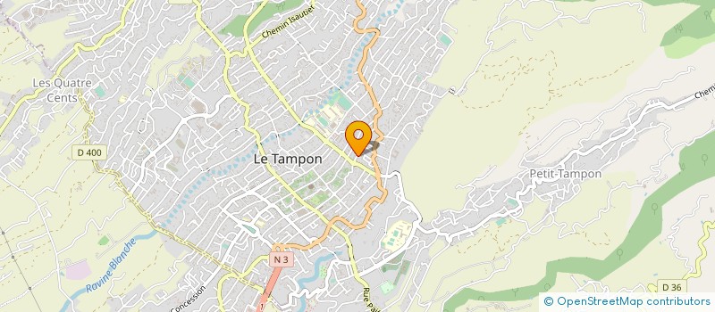 localisation de l'entreprise MONSIEUR JEAN LAURET à LE TAMPON