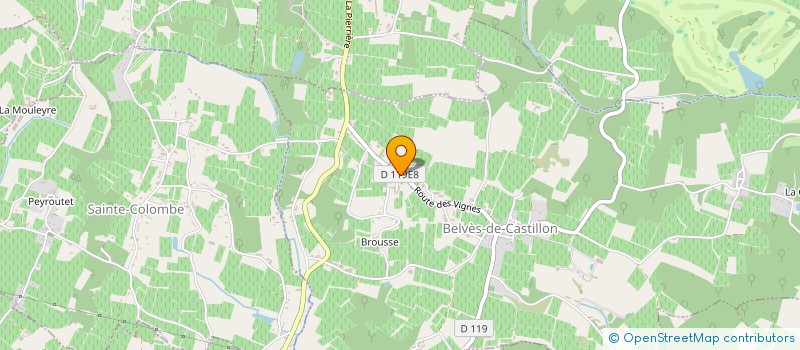 localisation de l'entreprise MONSIEUR JEAN LAURET à BELVES-DE-CASTILLON