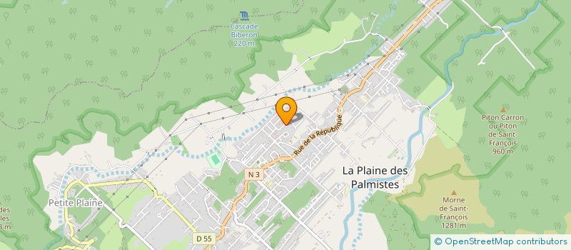 localisation de l'entreprise MONSIEUR JEAN LAURET à LA PLAINE-DES-PALMISTES