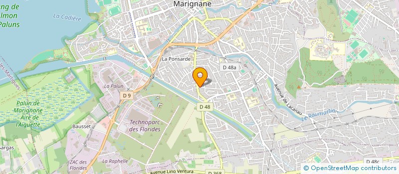 localisation de l'entreprise MONSIEUR JEAN LAURICELLA PICI  MARIGNANE