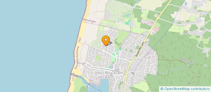 localisation de l'entreprise MONSIEUR JEAN LAUSSU  VIEUX-BOUCAU-LES-BAINS