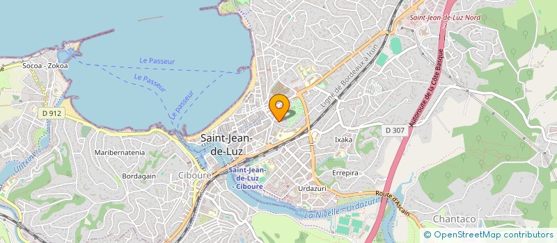localisation de l'entreprise MONSIEUR JEAN LAUTIER à SAINT-JEAN-DE-LUZ