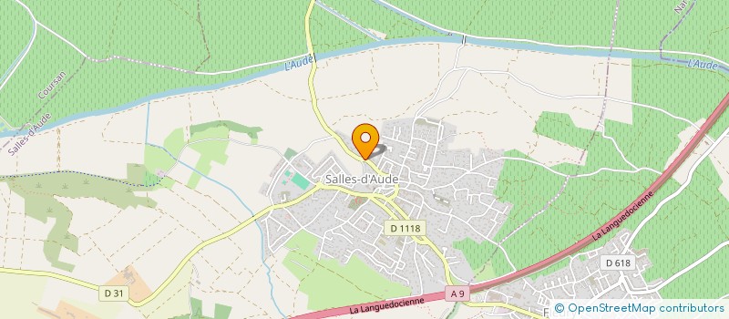 localisation de l'entreprise MONSIEUR JEAN LAUX  SALLES D'AUDE