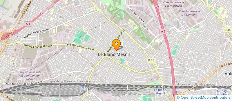 localisation de l'entreprise MONSIEUR JEAN LAVAINE à LE BLANC-MESNIL