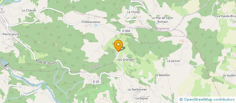 localisation de l'entreprise MONSIEUR JEAN LAVAL  THURINS