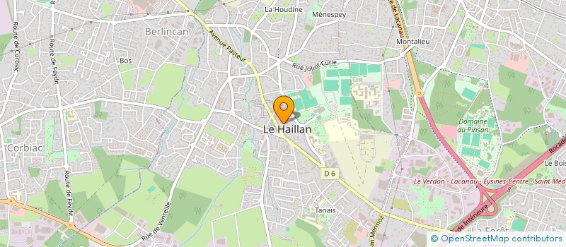 localisation de l'entreprise MONSIEUR JEAN LAVALLEE  LE HAILLAN