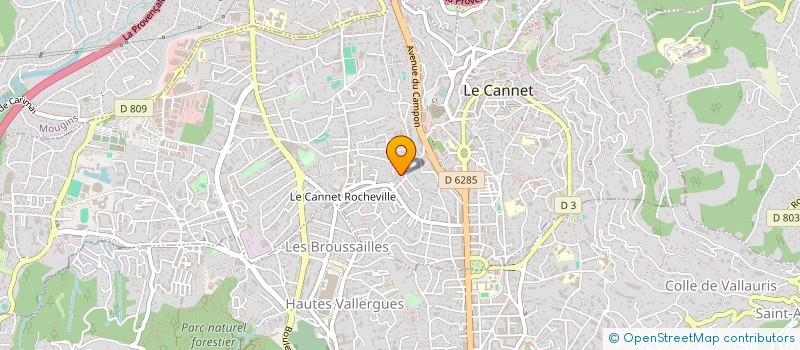 localisation de l'entreprise MONSIEUR JEAN LAVALLEZ à LE CANNET