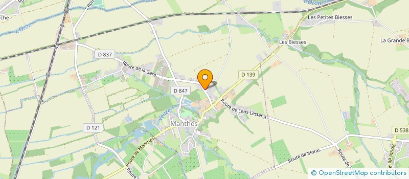 localisation de l'entreprise MONSIEUR JEAN LAVASTRE  MANTHES