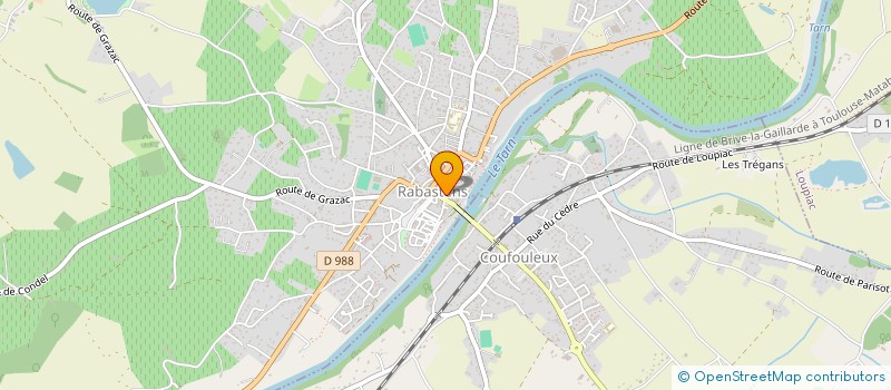 localisation de l'entreprise MONSIEUR JEAN LAVAT à RABASTENS
