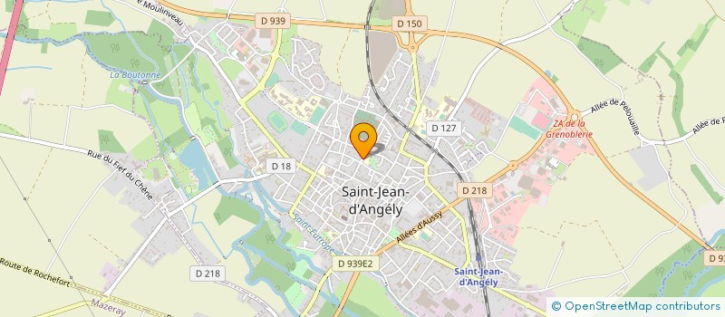 localisation de l'entreprise MONSIEUR JEAN LAVAUD  SAINT-JEAN-D'ANGELY