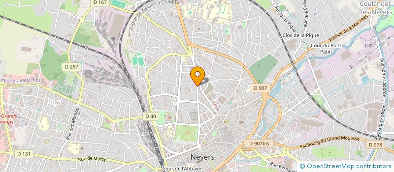 localisation de l'entreprise MONSIEUR JEAN LAVEAU à NEVERS