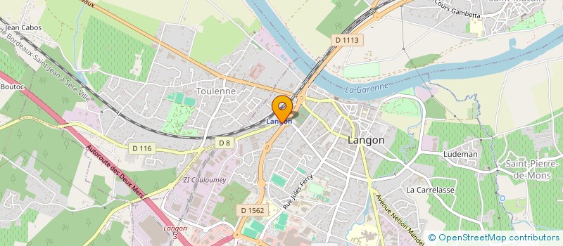 localisation de l'entreprise MONSIEUR JEAN LAVEISSIERE à LANGON