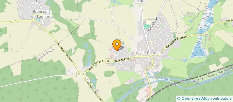 localisation de l'entreprise MONSIEUR JEAN LAVENANT  ANIZY-LE-GRAND