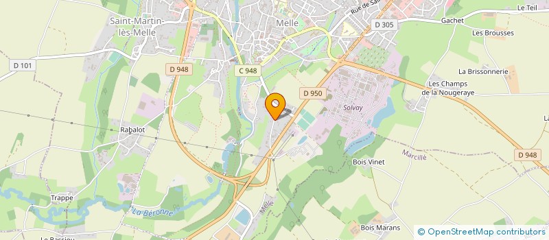 localisation de l'entreprise MONSIEUR JEAN LAVERGNE à FONTIVILLIE