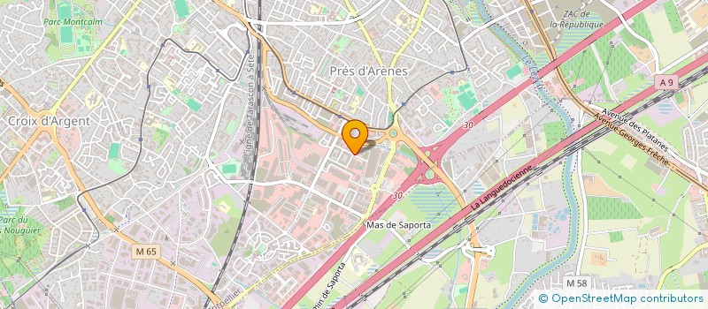 localisation de l'entreprise MONSIEUR JEAN LAVERSIN à MONTPELLIER
