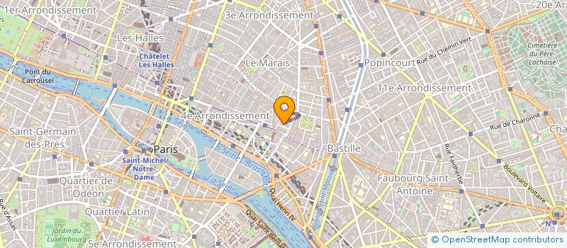 localisation de l'entreprise MONSIEUR JEAN LAVIGNE  PARIS