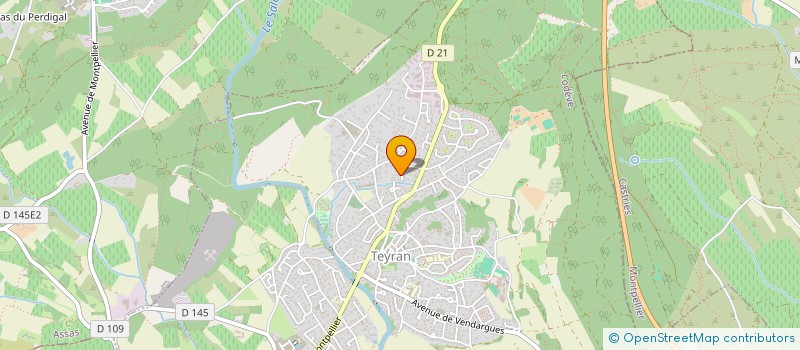 localisation de l'entreprise MONSIEUR JEAN LAVIGNE  TEYRAN
