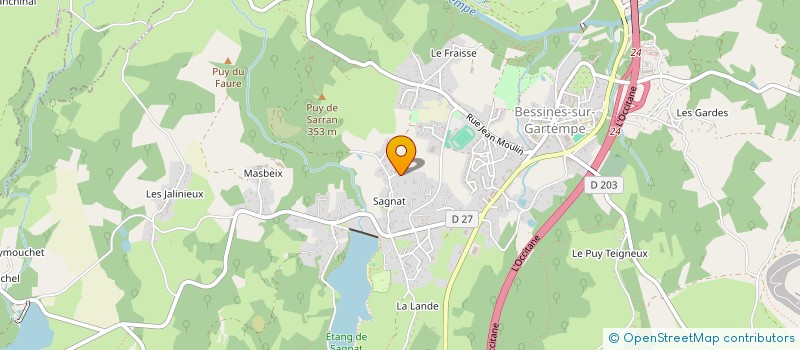 localisation de l'entreprise MONSIEUR JEAN LAVILLAUROY à BESSINES-SUR-GARTEMPE