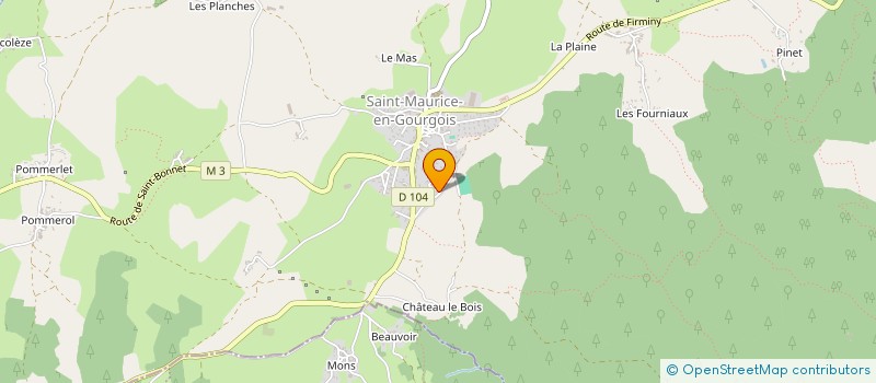 localisation de l'entreprise MONSIEUR JEAN LAVOCAT à SAINT-MAURICE-EN-GOURGOIS