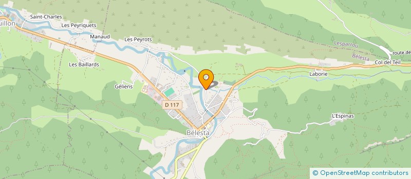 localisation de l'entreprise MONSIEUR JEAN LAVOIGNAT à BELESTA