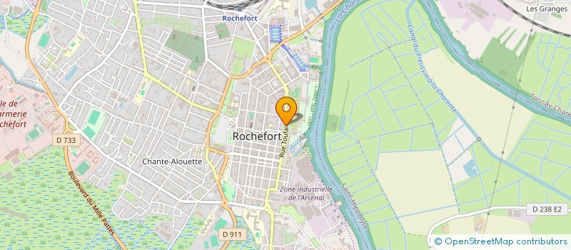 localisation de l'entreprise MONSIEUR JEAN LAVOREL  ROCHEFORT