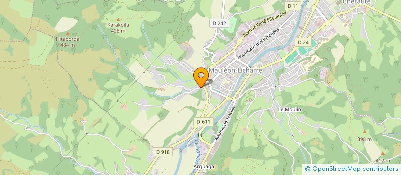 localisation de l'entreprise MONSIEUR JEAN LAXALT  MAULEON-LICHARRE