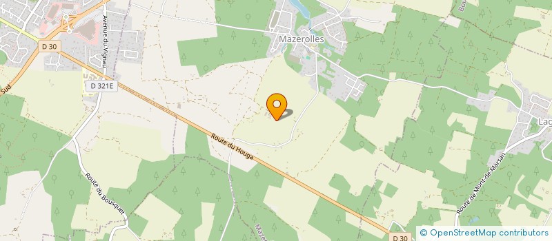 localisation de l'entreprise MONSIEUR JEAN LAYRAN  MAZEROLLES