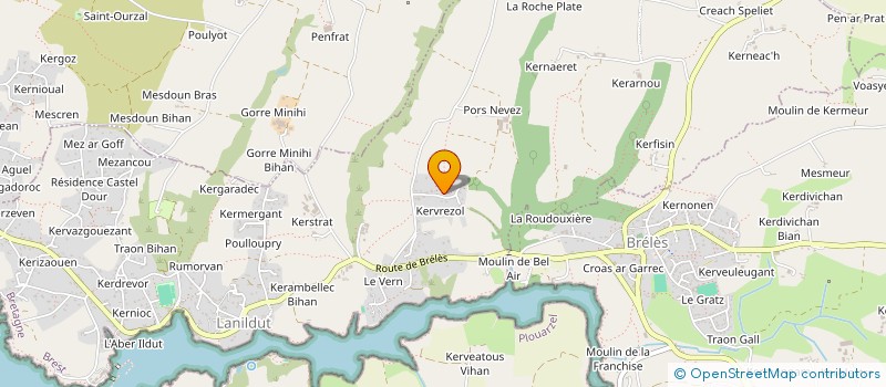 localisation de l'entreprise MONSIEUR JEAN LE BARS  PORSPODER