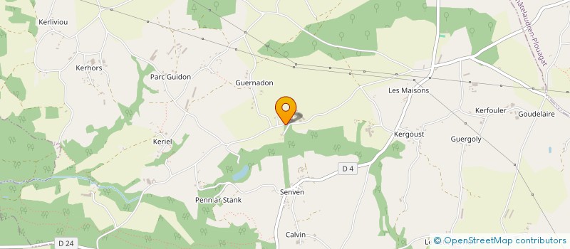 localisation de l'entreprise MONSIEUR JEAN LE BEGUEC  SAINT-JEAN-KERDANIEL