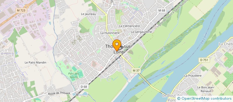 localisation de l'entreprise MONSIEUR JEAN LE BERRE à THOUARE-SUR-LOIRE
