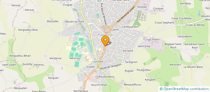 localisation de l'entreprise MONSIEUR JEAN LE BERRE à PLABENNEC