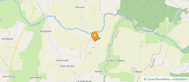 localisation de l'entreprise MONSIEUR JEAN LE BERRIGAUD  SAINT-JEAN-BREVELAY