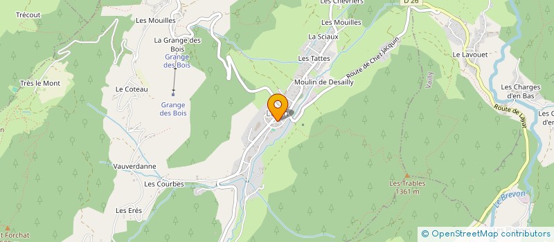 localisation de l'entreprise MONSIEUR JEAN LE BOURDAIS  LULLIN