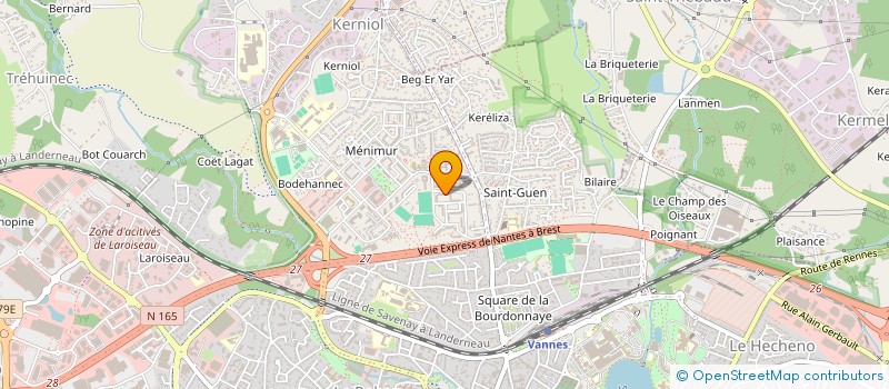localisation de l'entreprise MONSIEUR JEAN LE BOURLOUT à VANNES