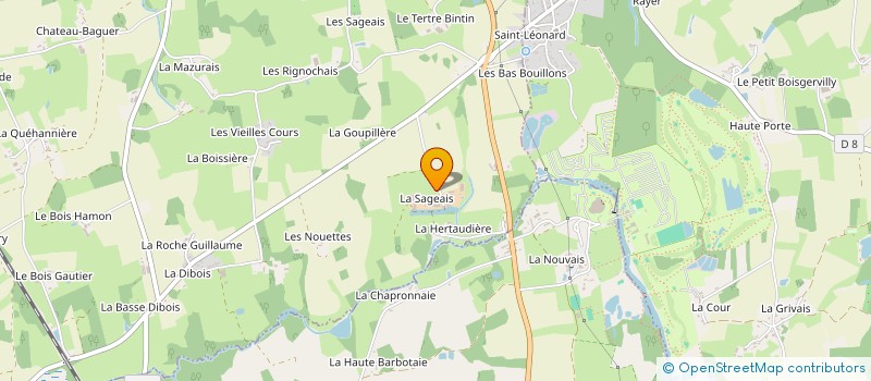 localisation de l'entreprise MONSIEUR JEAN LE BRET  BAGUER-MORVAN