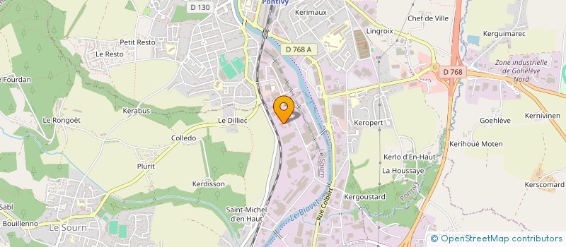 localisation de l'entreprise MONSIEUR JEAN LE BRETON  SAINT-THURIAU